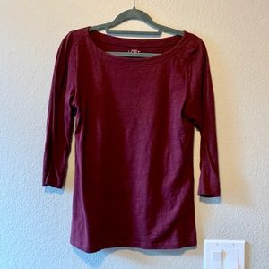 Maroon shirt